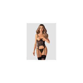 Euridia corset et string - Noirs